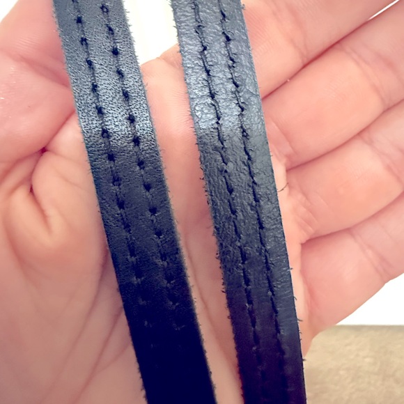 Jon Hart purse strap in Black Leather (from clear Lola bag) - Picture 2 of 3